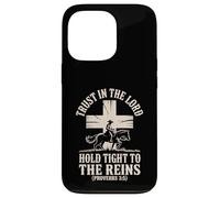 Trust in the Lord Hold Tight to the Reins Christian Cowboy Case for iPhone 13 Pro