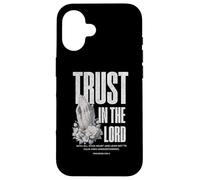 Trust In The Lord Proverbs 3 5 6 Bible Verse Case for iPhone 16