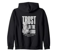 Trust In The Lord Proverbs 3 5 6 Bible Verse Zip Hoodie