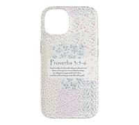 Trust In The Lord Proverbs 3:5-6 Floral Faith Art Aesthetic Case for iPhone 14