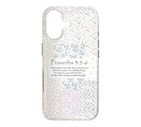 Trust In The Lord Proverbs 3:5-6 Floral Faith Art Aesthetic Case for iPhone 17
