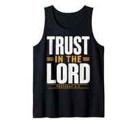 Trust in The Lord Proverbs 3:5 Christian Bible Verse Tank Top