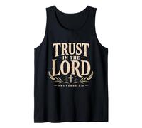 Trust in The Lord Proverbs 3:5 Christian Bible Verse Tank Top