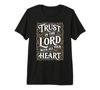 Trust in The Lord Proverbs Bible Verse for Christian Man Premium T-Shirt