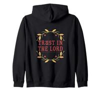Trust in the Lord Proverbs Bible Verse Inspirational Zip Hoodie