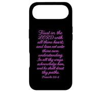 Trust In The Lord Scripture Bible Verse Proverbs 3:5 Praying Case for iPhone Air