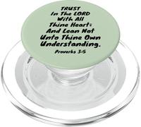 Trust In The LORD With All Thine Heart Proverbs 3:5 Verse PopSockets PopGrip for MagSafe