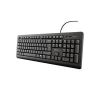 Trust TK-150 Universal USB QWERTY UK English Keyboard - Black