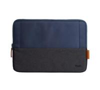Trust Lisboa Laptop Sleeve 13.3 inch Case Cover, Blue | Durable, Slim, Padded, Made from Recycled Plastic, for Men Women College MacBook HP Dell Asus Lenovo Travel Work Business