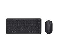 Lyra Bluetooth Keyboard and Mouse Set, QWERTY UK Layout, 84% Recycled Plastics, Rechargeable Multi-Device Wireless Keyboard and Mouse for PC, Laptop,