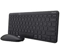 Trust Lyra Pack Clavier et Souris sans Fil Bluetooth, AZERTY Français