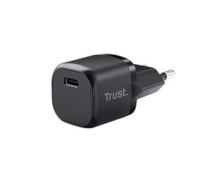 Trust Maxo Fast Charger USB C 20W PD Universal Power Adapter (No Cable) for iPhone 14/14 Pro Max, iPad, Samsung Galaxy S23 S22 S21, Xiaomi, Huawei, Oppo, Tablet, Travel - Black