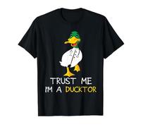 Trust me I am a ducktor Ducks Doctor Value Graphic T-Shirt, Men, Black, S