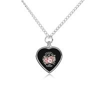 Trust Me I Am A Florist Ashes Necklace Dog Pet Urn Necklace Heart Cremation Jewelry with Fill Kit