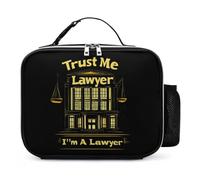 Trust Me I Am A Lawyer Funny Insulated Lunch Bag Reusable Leakproof Tote Bags Box for Work Travel Outdoor