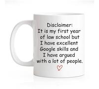 Trust Me I Am A Lawyer Novelty Coffee Mug - 11 Oz White Novelty Ceramic Drinking Cup - Funny Lawyer Office Gifts - Law School Graduation Presents for Attorney/Paralegal/Law Students/Law Practitioner