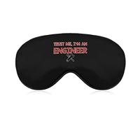 Trust Me I Am A Nuclear Engineer Sleep Mask Night Cover Eye for Women Men BlockLight for Airplane Travel Nap Adjustable Strap
