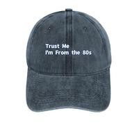Trust Me I Am From The 80s Vintage Baseball Cap Golf Dad Hats Adjustable SnapBack Cap for Men Women Sports Outdoor