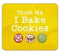 Trust Me I Bake Cookies Baking Baker Biscuits Mouse Mat Pad 24cm x 19cm