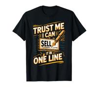 Trust Me I Can Sell It in One Line Copywriter Copywriting Value Graphic T-Shirt
