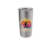 Trust Me I Know A Shorter Way Hiker Trail Vibes - Stainless Steel Insulated Tumbler