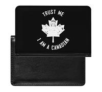 Trust Me I M A Canadian Passport Wallet Holder Cover Credit Card Protector Travel Document Organizer with Card Slot