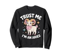Trust Me I’m an Aries Cosmic Zodiac Sweatshirt