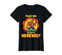 Trust Me I'am Not A Werewolf - were Wolf Howling for Kids T-Shirt, Women, Black, Small