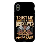 Trust Me I'm A Bricklayer And A Dad Fathers Day Case for iPhone X/XS
