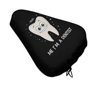 Trust Me I'm A Dentist Bike Seat Cover with Drawstring Bicycle Saddle Cover for Outdoor & Indoor