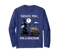 Trust Me I'm A Doctor Funny Death Medieval Plague Doctor Long Sleeve T-Shirt