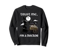 Trust Me I'm A Doctor Funny Death Medieval Plague Doctor Sweatshirt