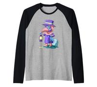 Trust Me Im A Doctor - Kawaii Pastel Goth Plague Doctor Raglan Baseball Tee
