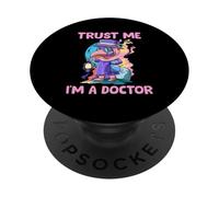 Trust Me Im A Doctor Pastel Goth Plague Doctor PopSockets Adhesive PopGrip