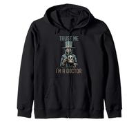 Trust Me Im A Doctor Plague Doctor Creepy Zip Hoodie