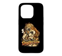 Trust Me, I'm a Dogtective! Funny Detective Dog Case for iPhone 15 Pro