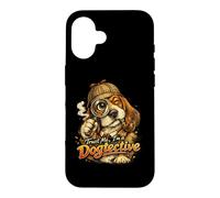 Trust Me, I'm a Dogtective! Funny Detective Dog Case for iPhone 16