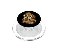 Trust Me, I'm a Dogtective! Funny Detective Dog PopSockets PopGrip for MagSafe