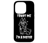 Trust Me I'm A Dogtor Funny Veterinarian Dog Doctor Case for iPhone 14 Pro