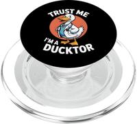 Trust Me Im A Ducktor Funny Duck Medical Animal Pun PopSockets PopGrip for MagSafe