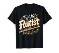 Trust Me I'm a Flutist Flute Band Value Graphic T-Shirt