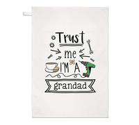 Trust Me I'm A Grandad Tea Towel Dish Cloth