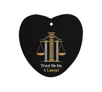 Trust Me Im A Lawyer Car Aromatherapy Tablets Air Freshener Hanging Scented Cards for Rooms Bathrooms Wardrobe Love form
