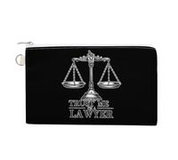 Trust Me I'm A Lawyer Coin Purse Fashion Canvas Pouch Portable Wallet Makeup Bag for Men Women