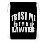 Trust Me I'm A Lawyer Drawstring Bags Portable Makeup Pouch Gift Bag Storage Organiser