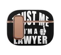 Trust Me I'm A Lawyer Headphone Case Compatible with Airpod Pro 2 Protective Cover Cute Hard Case