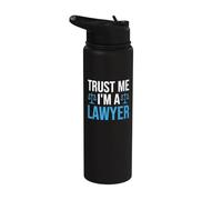 Trust Me I'm A Lawyer Stainless Steel Insulated Water Bottle