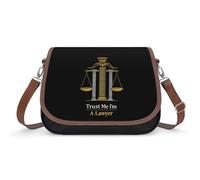 Trust Me Im A Lawyer Women's Leather Crossbody Handbags Trendy Satchel Bag Purses Ladies Shoulder Bags