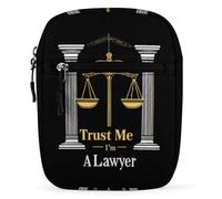 Trust Me I'm A Laywer Mini Crossbody Bag for Women Men | Small Sling Shoulder Bags with Adjustable Strap for Outdoors Travel Hiking
