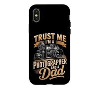 Trust Me I'm A Photographer And A Dad Fathers Day Case for iPhone X/XS